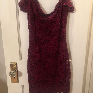 Off the shoulder dress